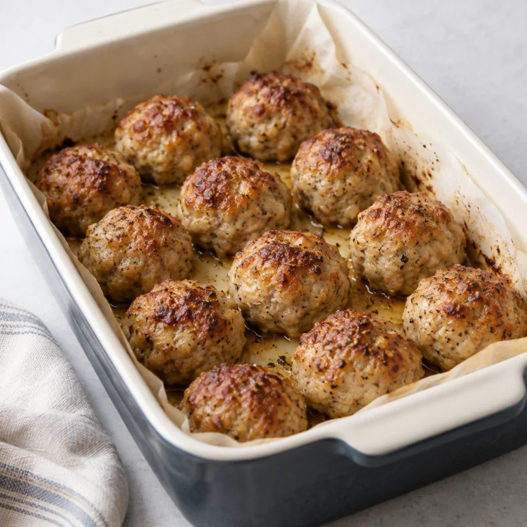 Baked Meatballs