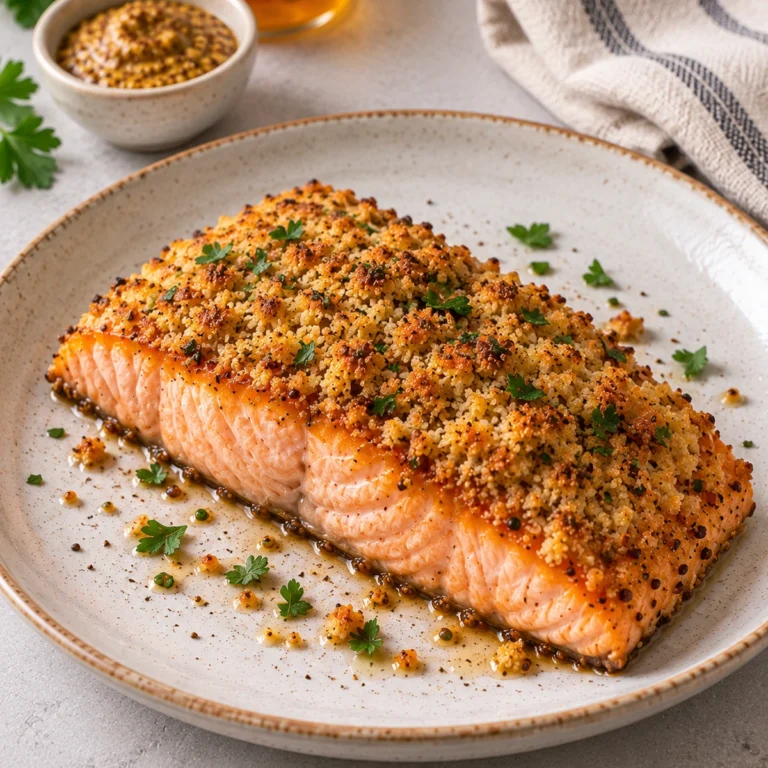 Baked Salmon Dijon