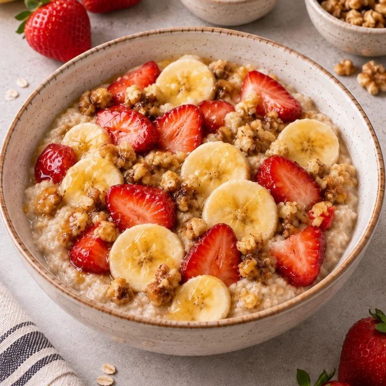 Banana Split Oatmeal
