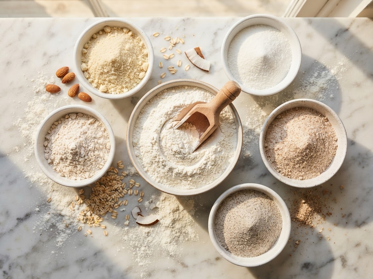 Flour Substitute: How Much Almond, Oat or Coconut to Use