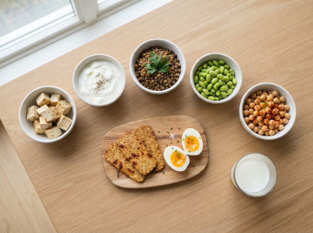 High-Protein Vegetarian Foods: 30 Sources Ranked by Protein per Serving