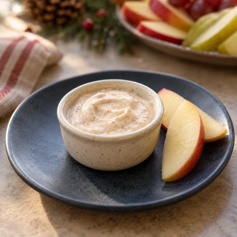 Vanilla Cinnamon Yogurt Fruit Dip