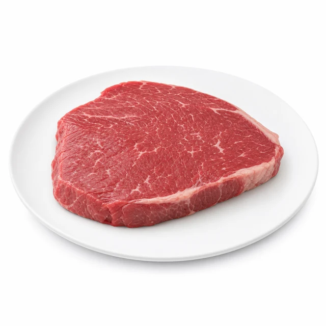 Beef (Top Sirloin Steak, Raw)