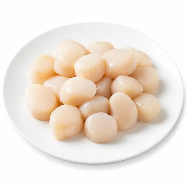 Scallops (Bay, Frozen, Raw)