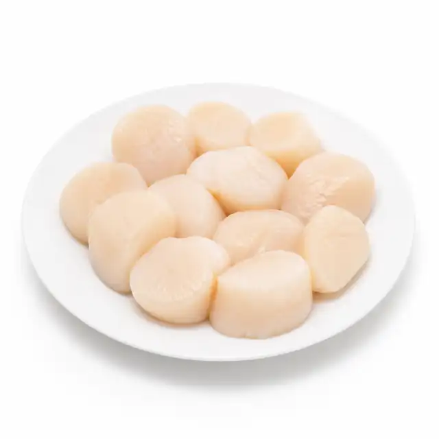 Scallops (Sea, Frozen, Raw)