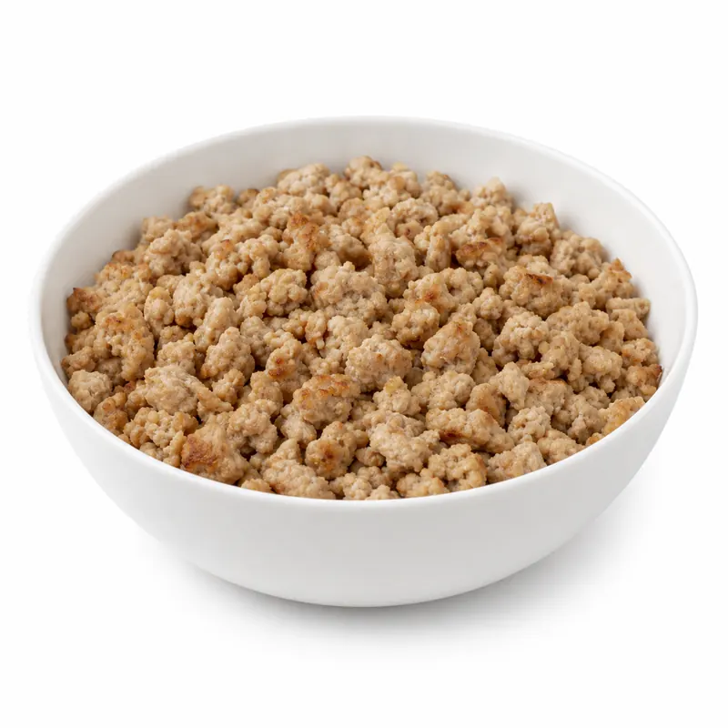 Turkey (Ground, Cooked)