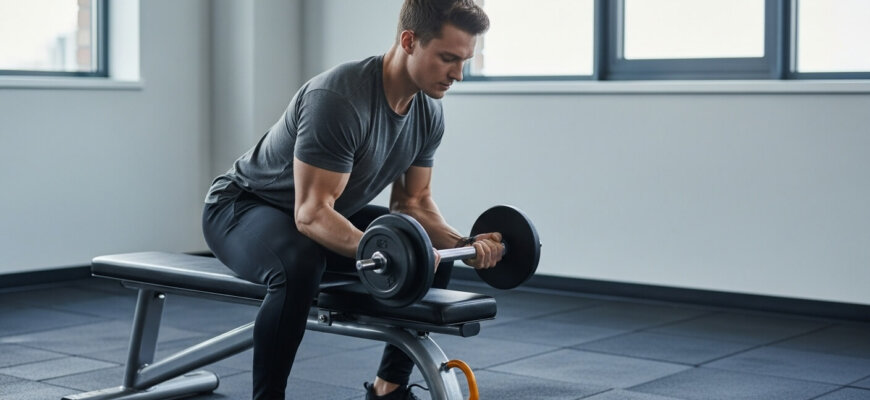 dumbbell arm workout 12 moves to build bigger biceps and triceps at home featured 2 dumbbell exercises for arms