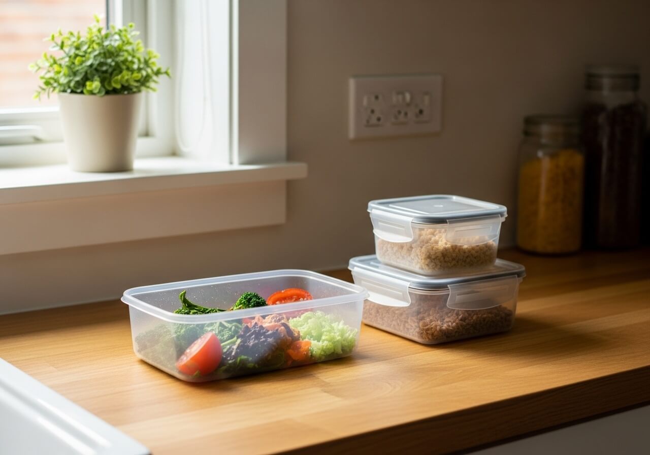 Show the practical failure point of overcomplicated planning and the need for flexible, realistic prep — meal plans